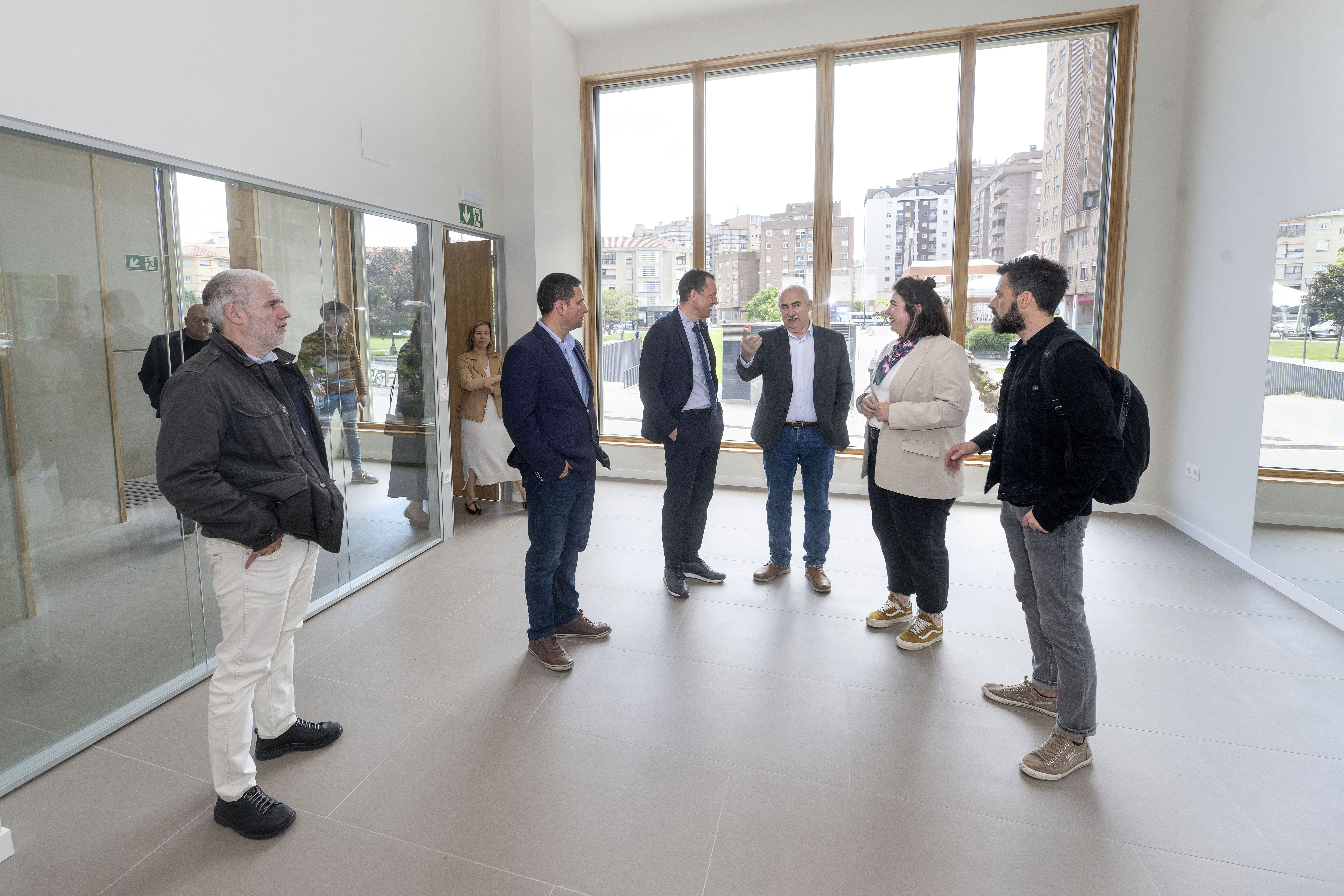 Foto en el interior del edificio