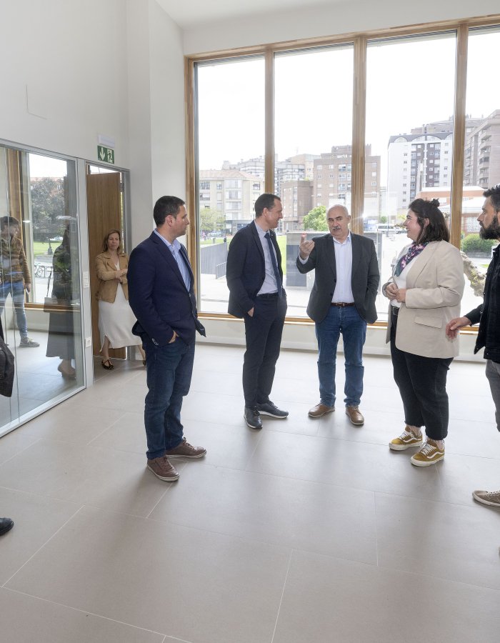 Foto en el interior del edificio