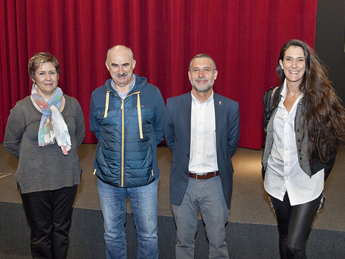 Ana Fernández Ausejo, José Mª Aierdi, Miguel Laparra y Estibaliz Iglesias