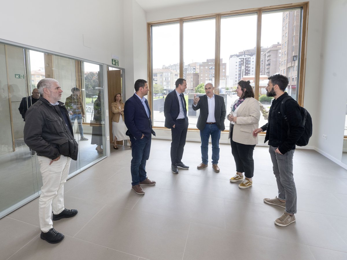 Foto en el interior del edificio