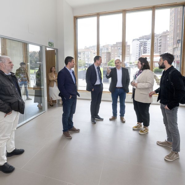 Foto en el interior del edificio
